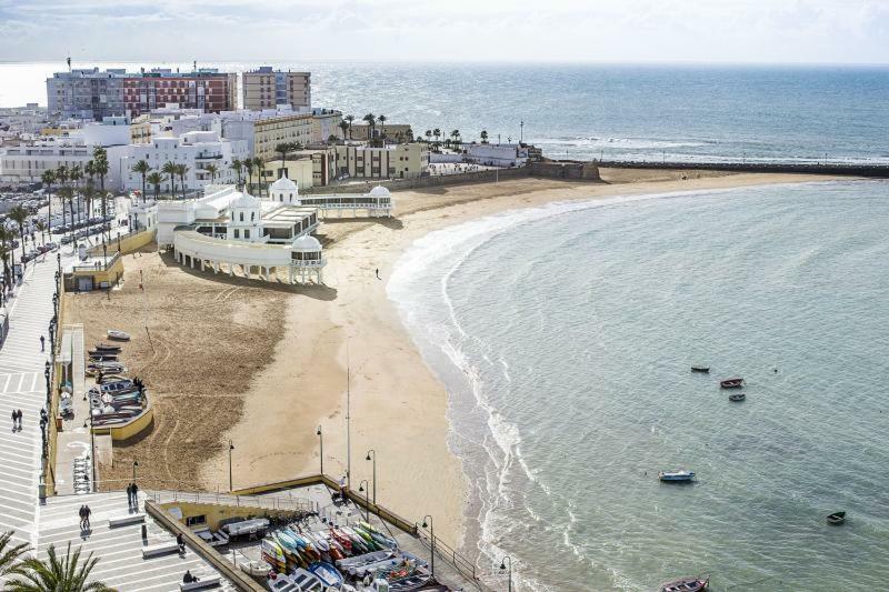 Caleta Beach Cádiz Eksteriør billede
