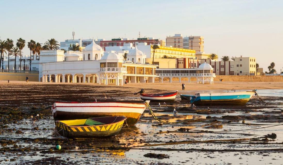 Caleta Beach Cádiz Eksteriør billede